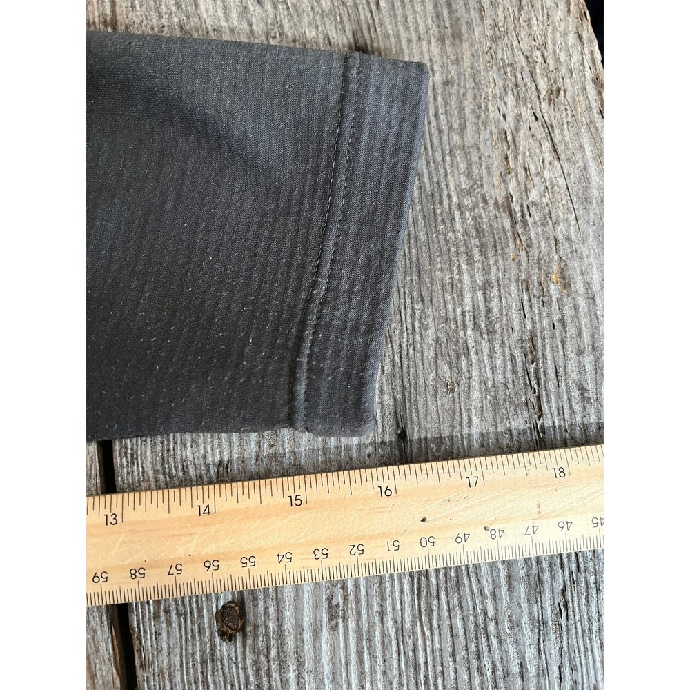The North Face Womens Full Zip Grid Fleece Jacket Charcoal Gray L/G - Picture 6 of 6